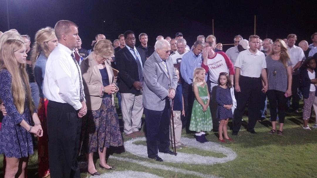 Well deserved. Coach Doug Henderson honored last night at Western Guilford High School. So glad to see so many of former players and coaches present