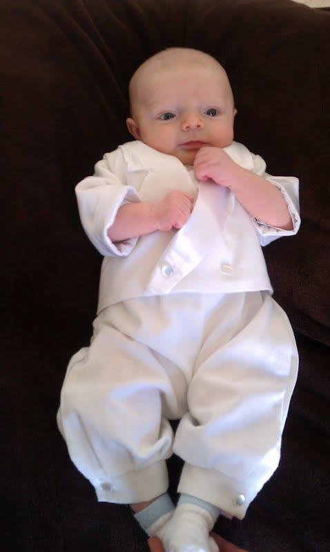 Kameron's blessing tuxedo! Doesn't he look handsome!!!