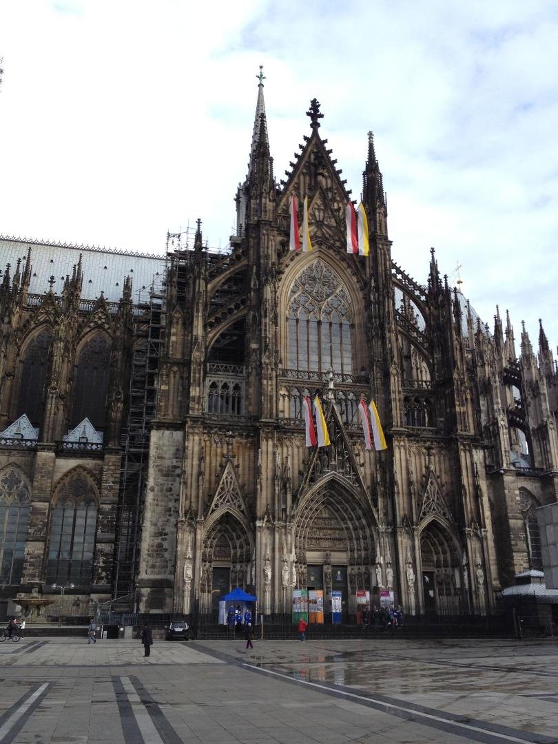 Facade, Cologne Cathedral (built 1248, finished mid-19th century)