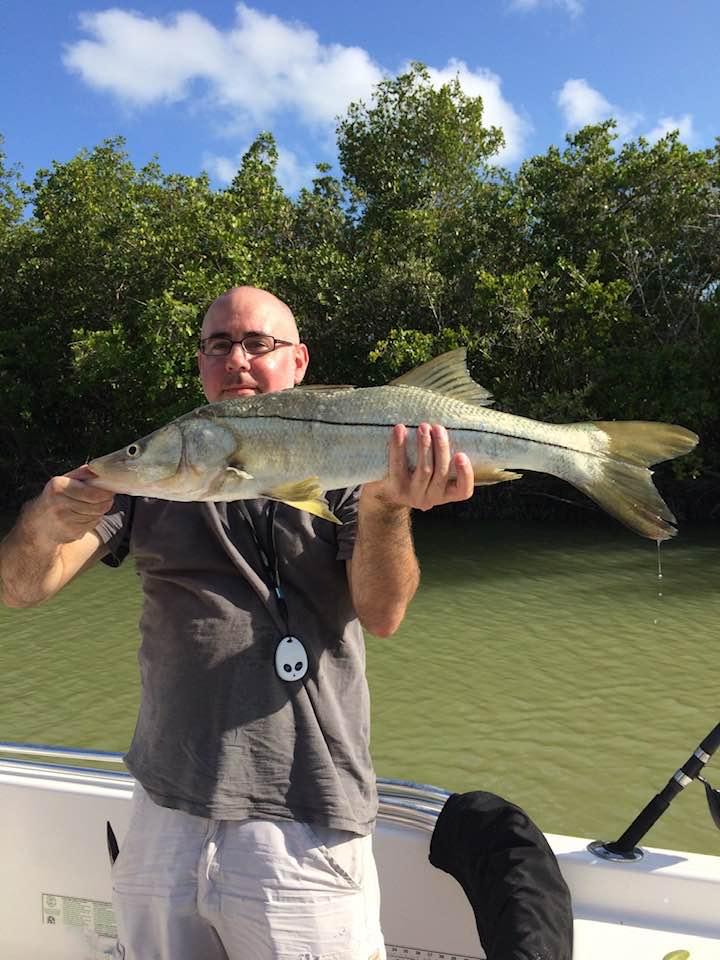 A blast from the past. Nice snook but too small to keep.
