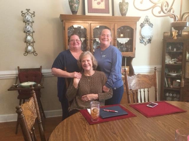 My two daughters and their husbands visited this weekend. They brought food, hugs, tears, laughter and joy. Thank you God.