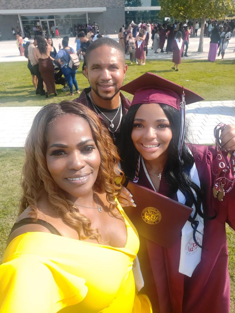 Congratulations to our Daughter Ahmani Jordan Class of 2024 International Leadership school of Texas Katy Westpark High School Graduation.  Graduated with High 🎖 Honors. 2024