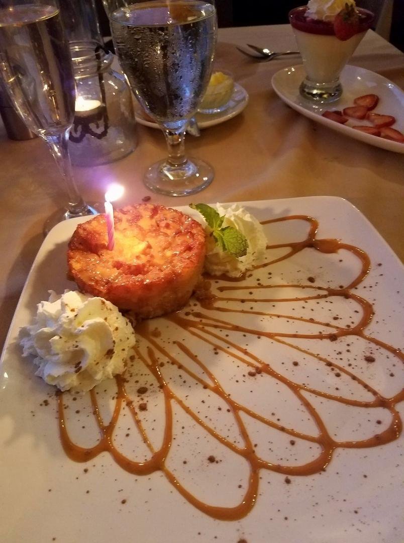 Birthday dessert