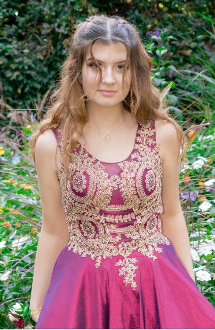 My youngest Ava Jean's Homecoming picture