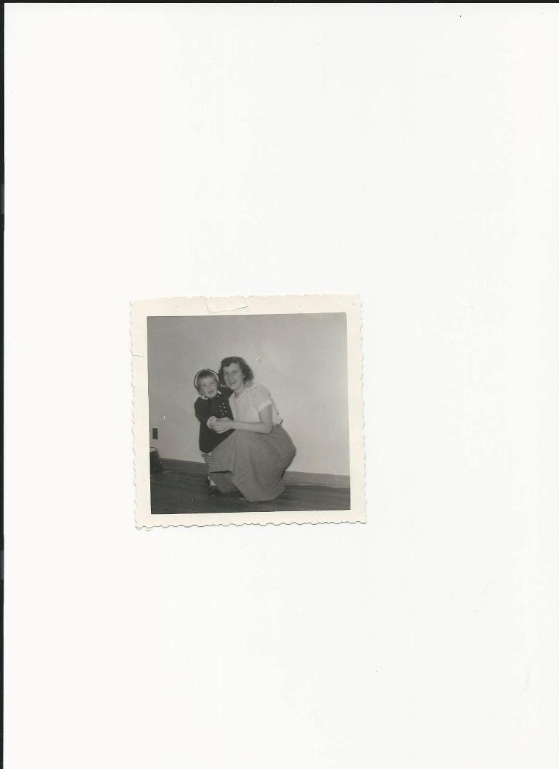 This is my Mom & I May 1954. Happy Mothers Day Mom I love you so much & miss you so much.
