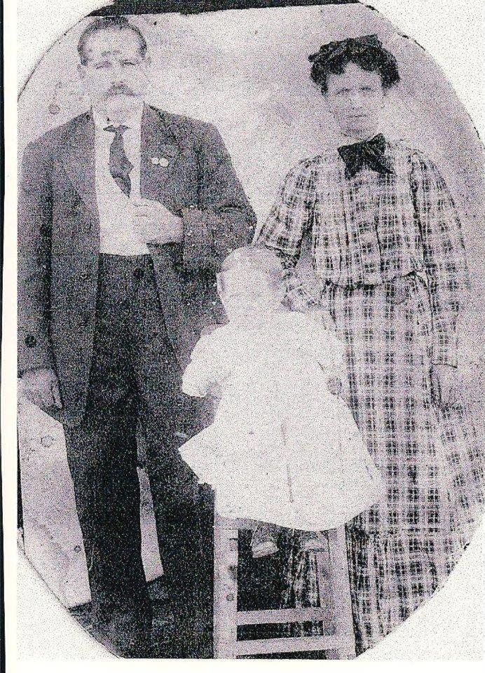 This is my Granddaddy and Grandma Johnson with their first child, James Weldon Johnson.