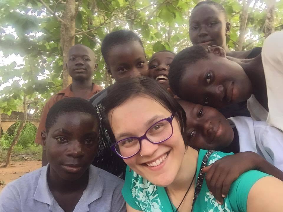 My grand daughter in Ghana