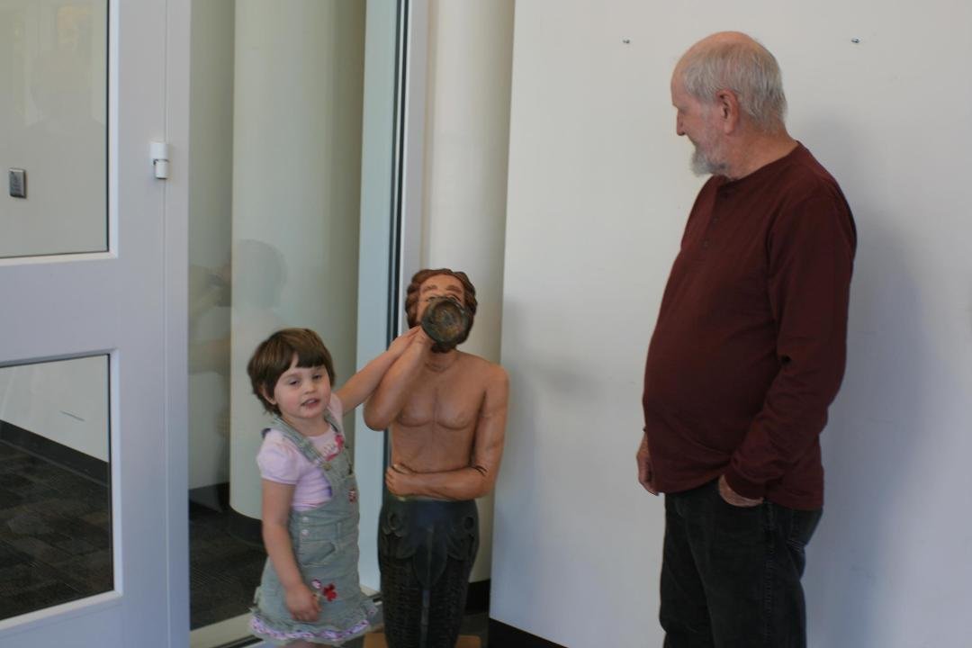 Richard Downs' album, Mainers'Museum With my family