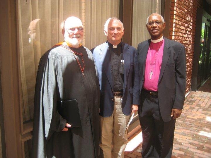 Me with my former parish priest, Fr. Mark Hall and Bishop Talton.