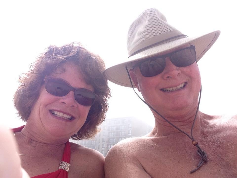 Our reward for spring cleaning at Sea Colony our first day at the beach