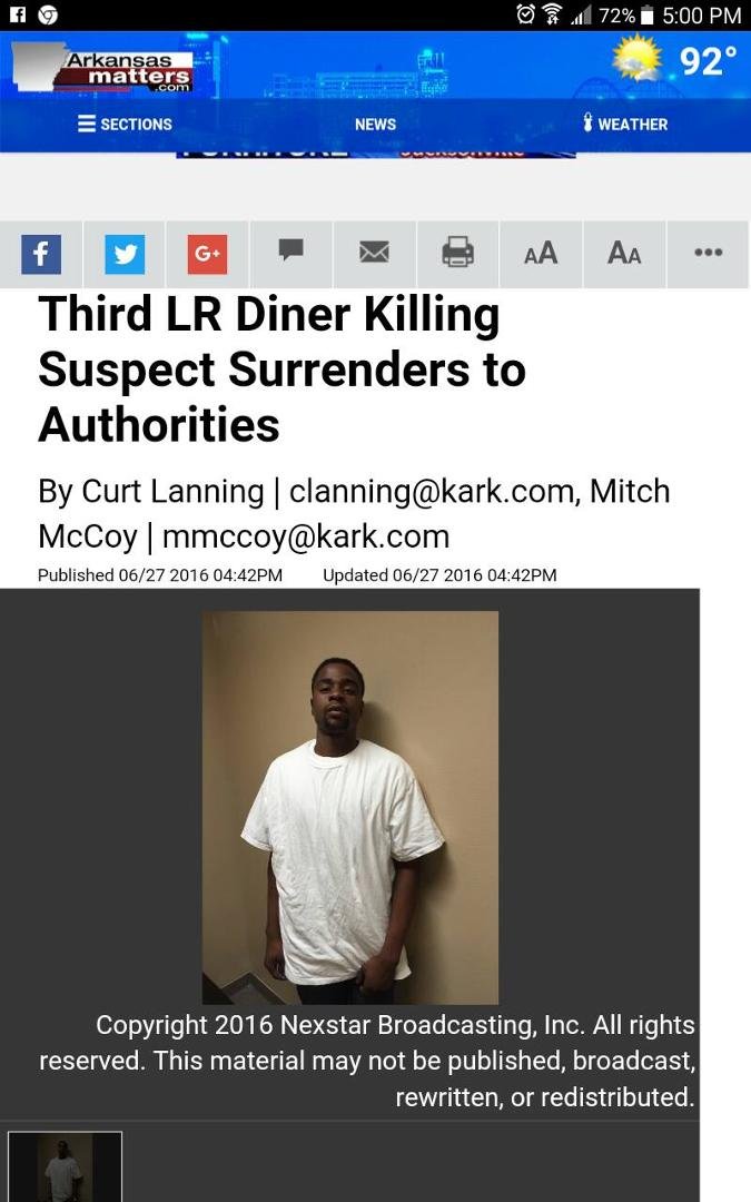 They got him! Thank goodness.
