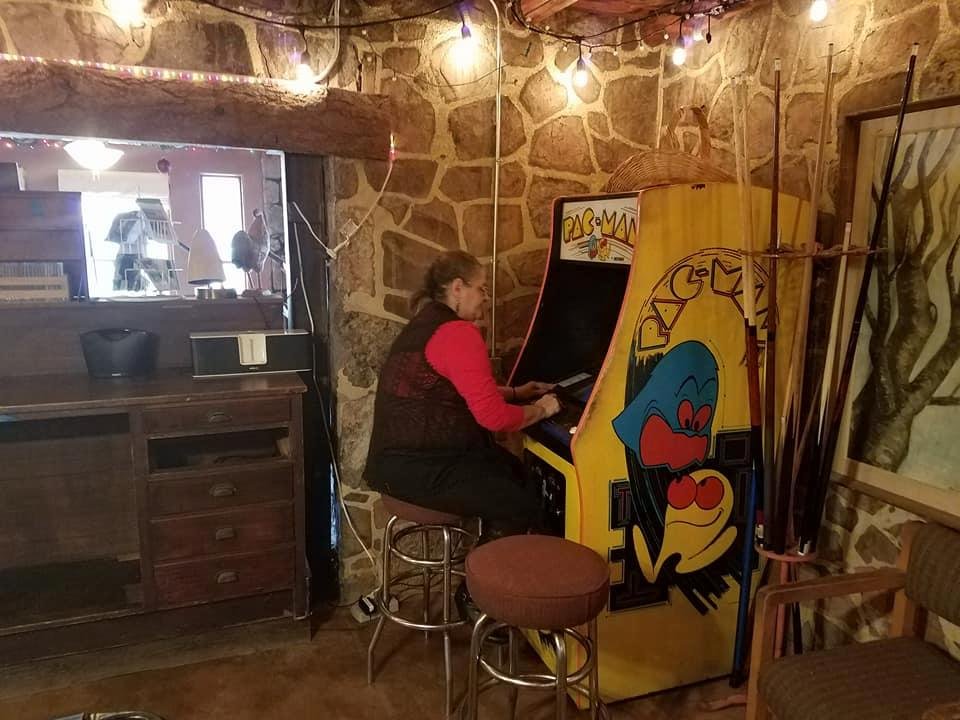 Playing pac man