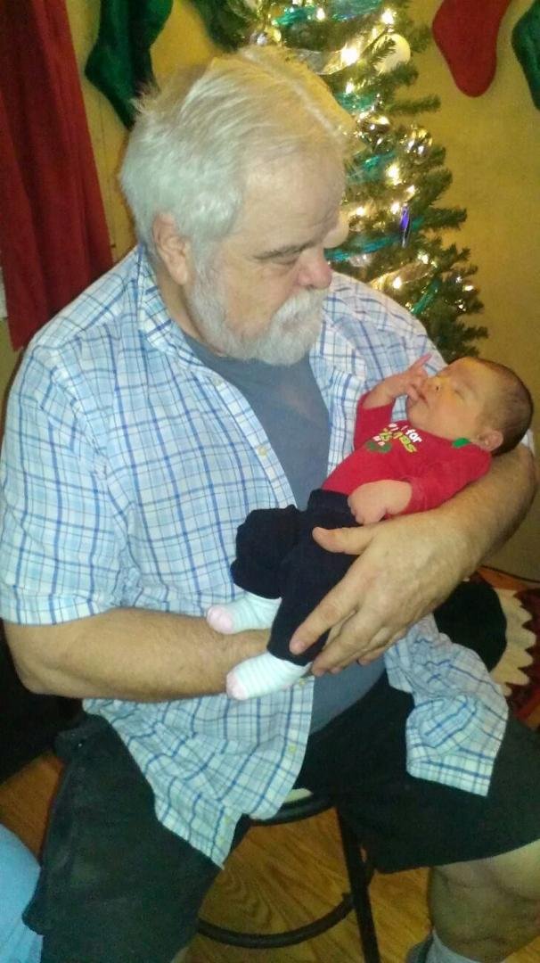 Great Grandpa and Adelynn