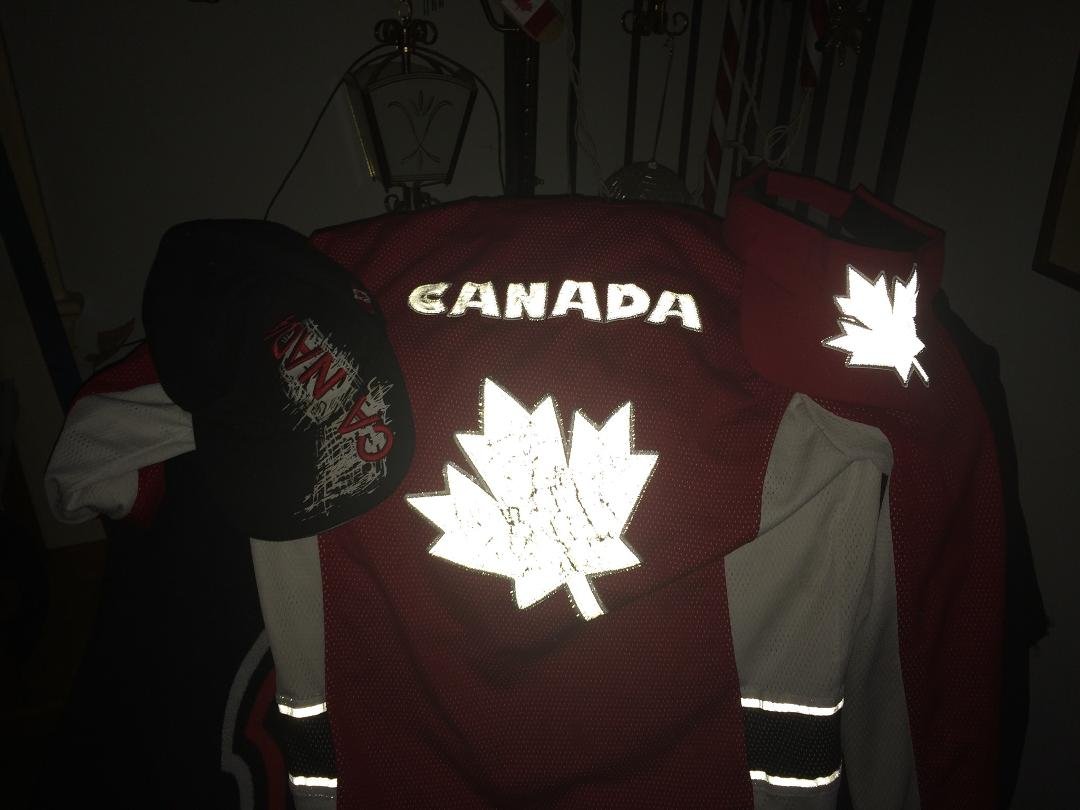 Almost time for hockey. Team Canada. Go Canada go. Love my hockey.