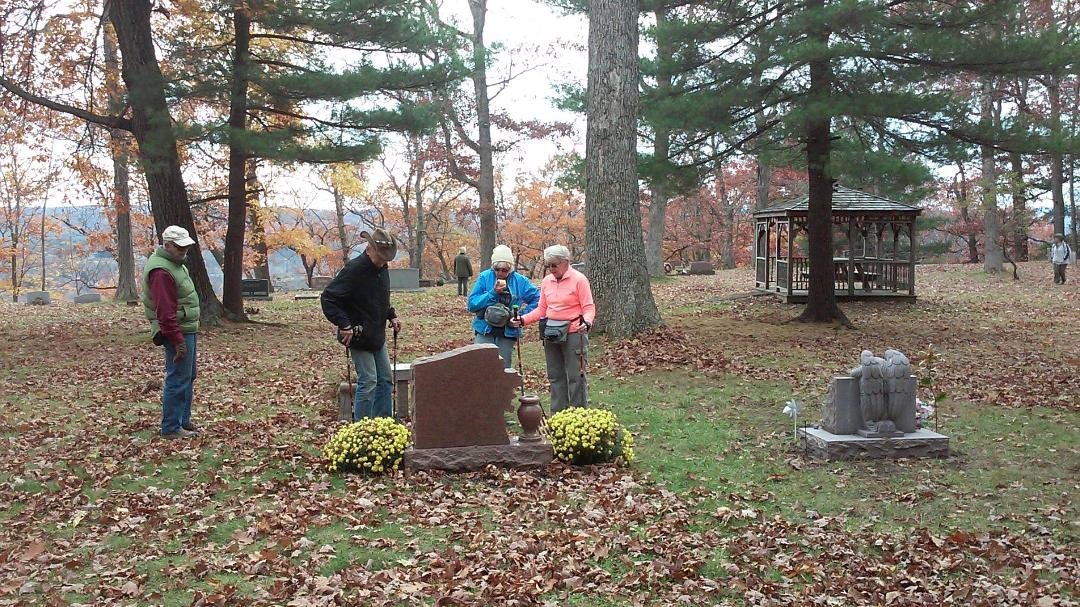 Evergreen Cemetery Hike Halloween