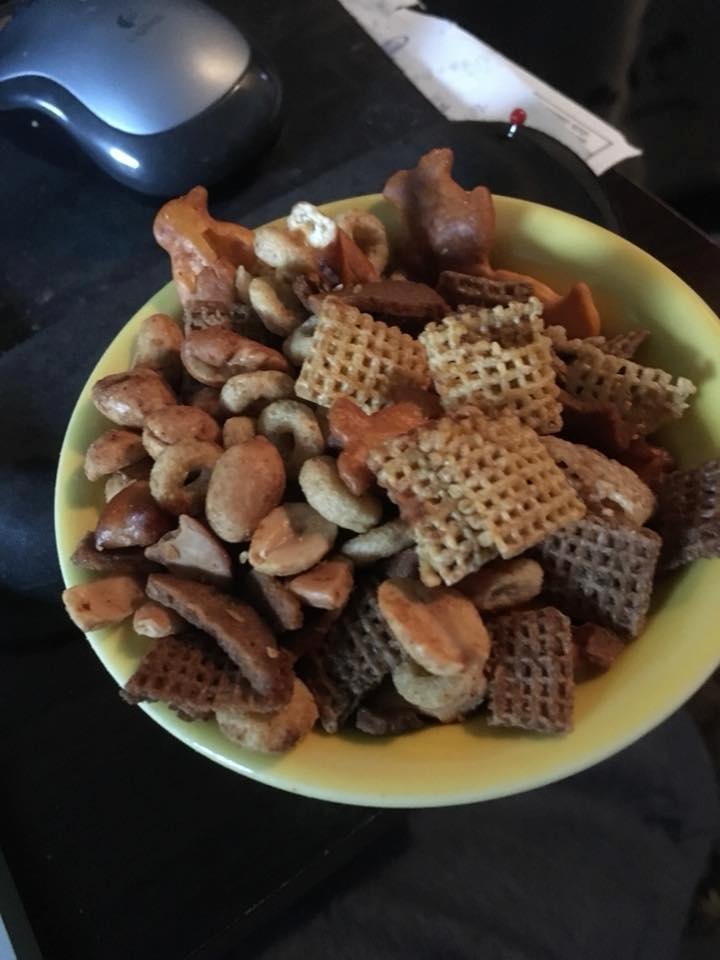 It’s a Chex mix kind of day.....