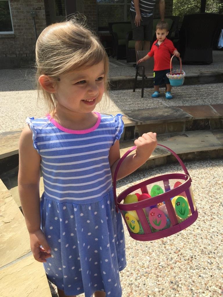 Fun Easter egg hunt at Nona's'