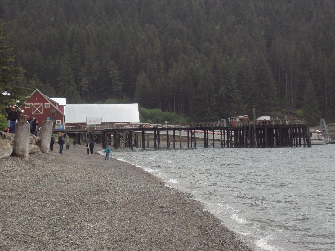 An old salmon cannery - now a museum and gift shop at Icy Strait