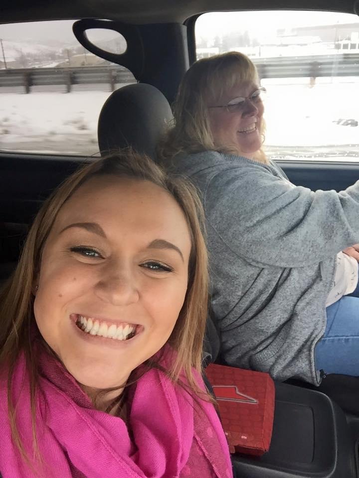 Moms first somewhat of a selfie