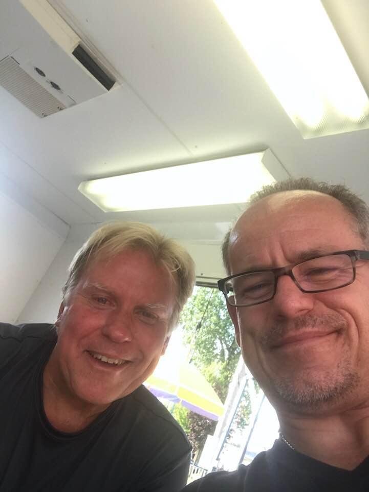 Jerry and I working the Kenosha Fair last summer.
