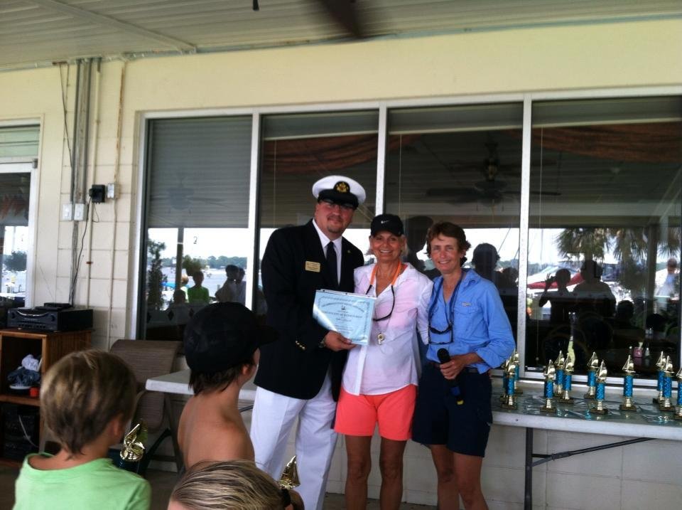 Officially certified to sail the flying Scott's!