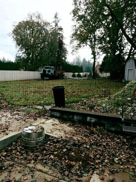 Today was drill day for a new well. Looks like it may be another week or two before the pump is installed only because these guys are busier than bees with folks being out of water. Today was my 12 week day with little or