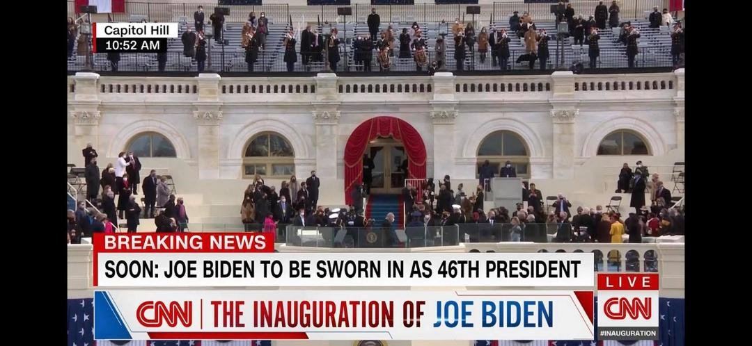 I have been waiting for this day for 4 years! Thank you America for electing a dynamic duo. Happy Inauguration Day 👍🏼😊.