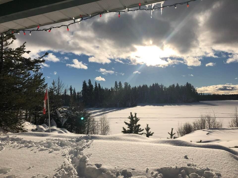 Bright day at the lake