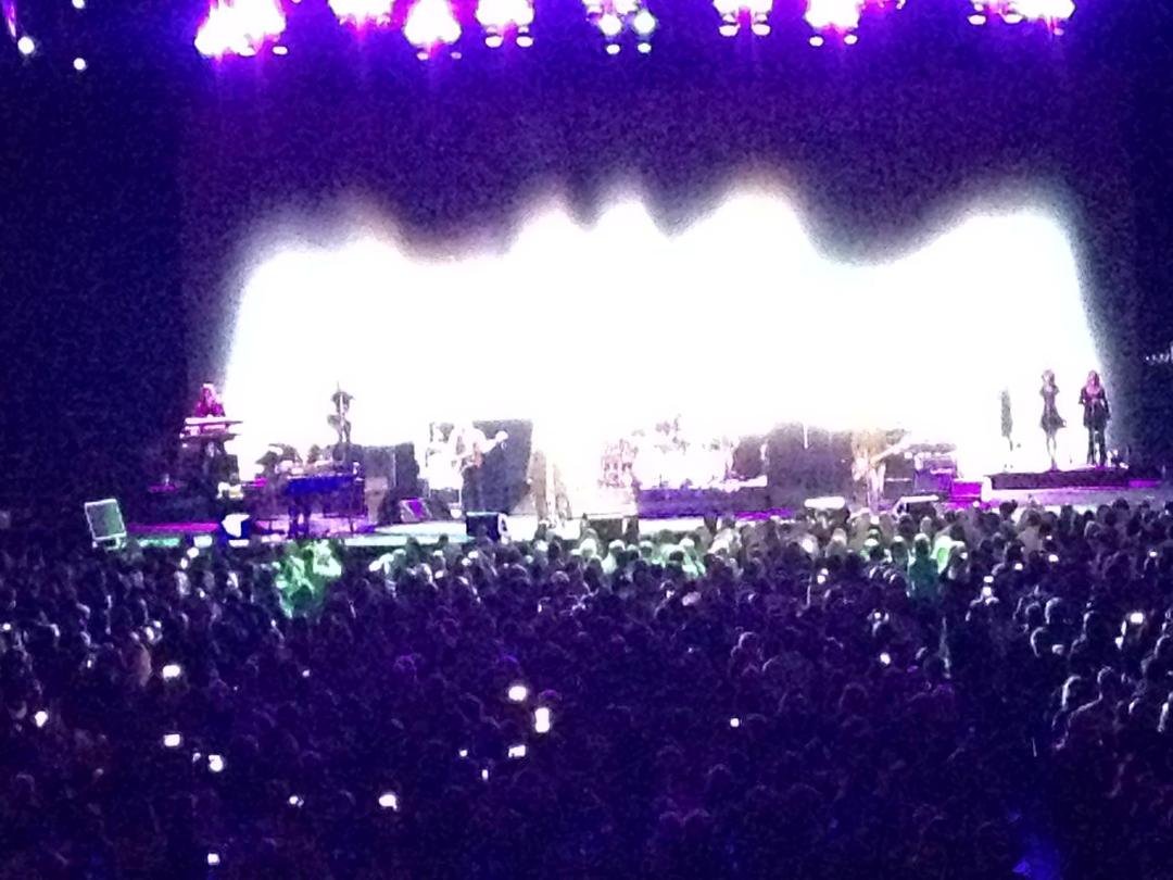 Fleetwood Mac, still going strong, particularly Mick Fleetwood!!  Toyota Center Houston, 60th performance, and second visit on current tour.