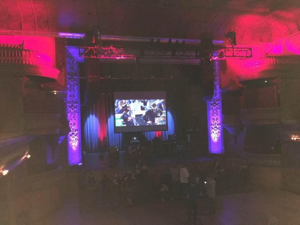 At Thalia Hall getting ready to watch Lucero in concert one of my favorite band with my girlfriend Cindi Lou!
