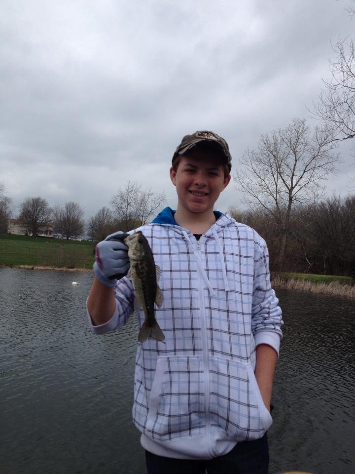 Happiness is what happens when fishing with my grandchildren