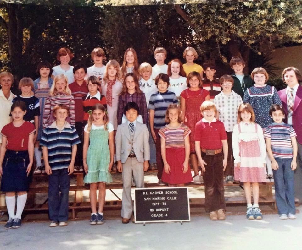 Thanks Again Michelle Applegate for Posting these  Classic Carver Elementary School Class Photos!! 😀👍 That,s me  in the Middle wearing the Striped Hang Ten Shirt below Tamy😀🤙
