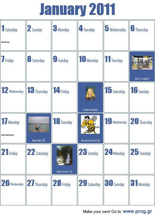 Thomas Daurio's album, My Calendar