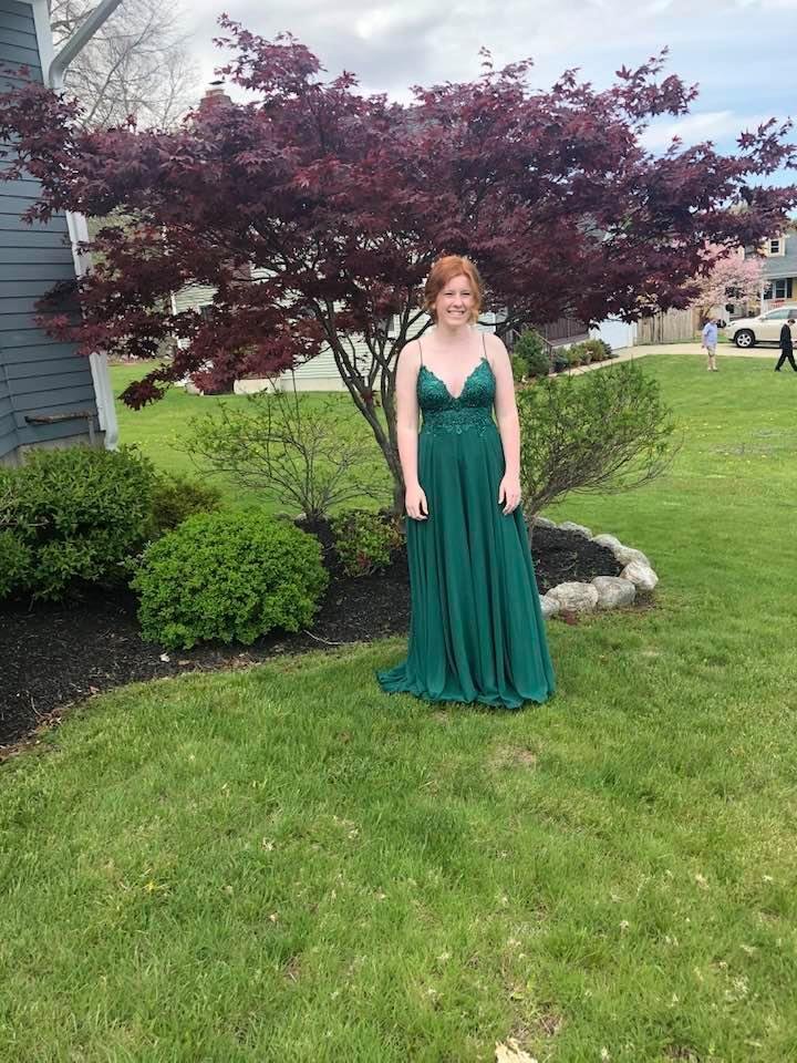My granddaughter before prom.