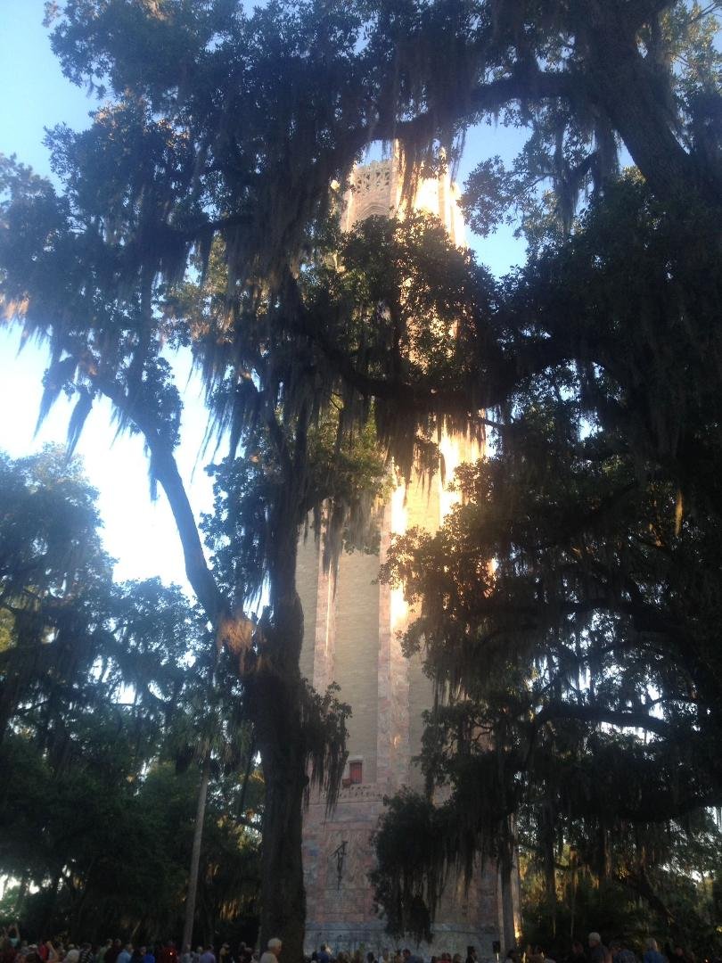 Easter sunrise at Bok Tower Gardens and Carillon.