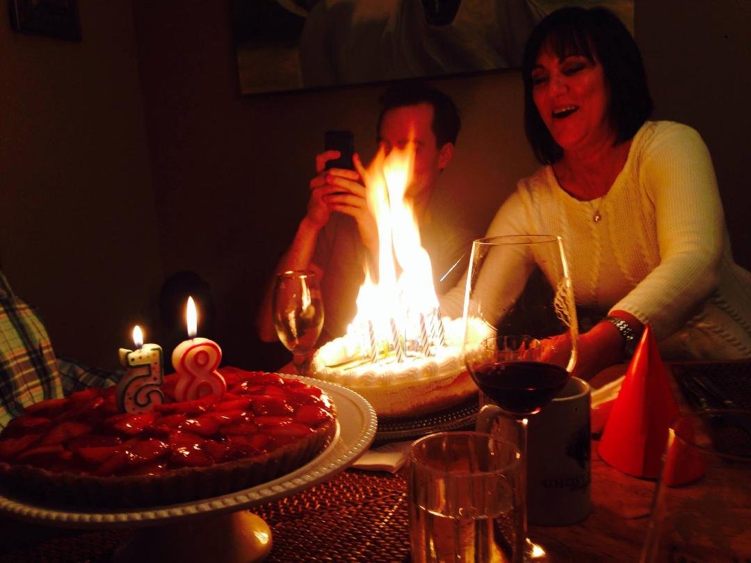 Flame on! Now that’s a birthday cake!http://ow.ly/i/8niuH