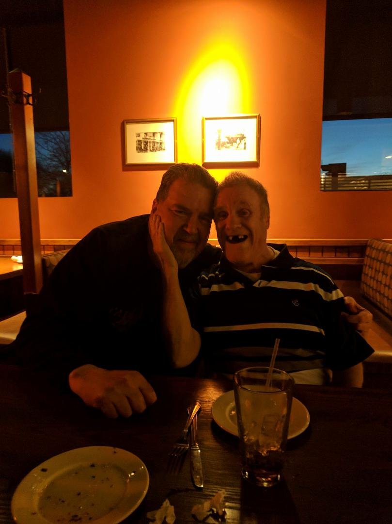 Birthday dinner with Uncle Walter