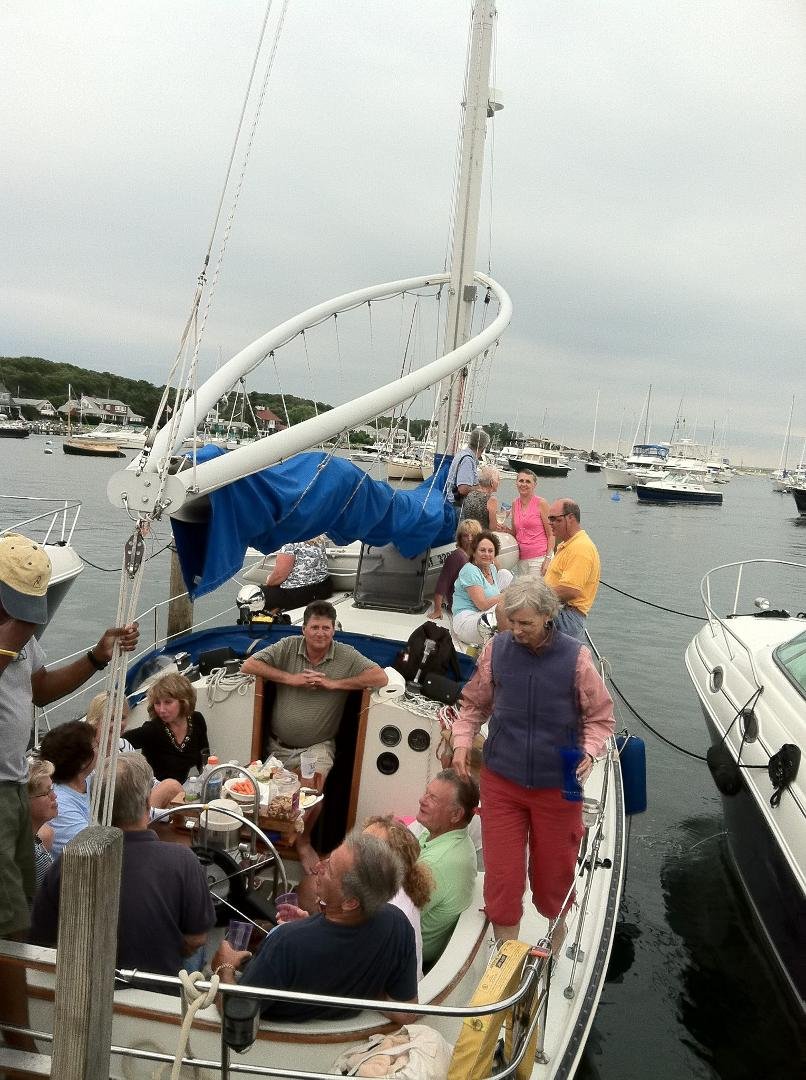 Joe Payea's boat in Oak Bluffs.