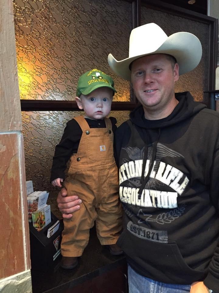 Colton with his Daddy!