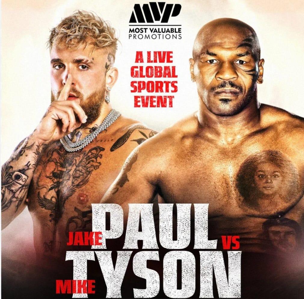 Got home jest in time to watch Mike Tyson vs Jake Paul