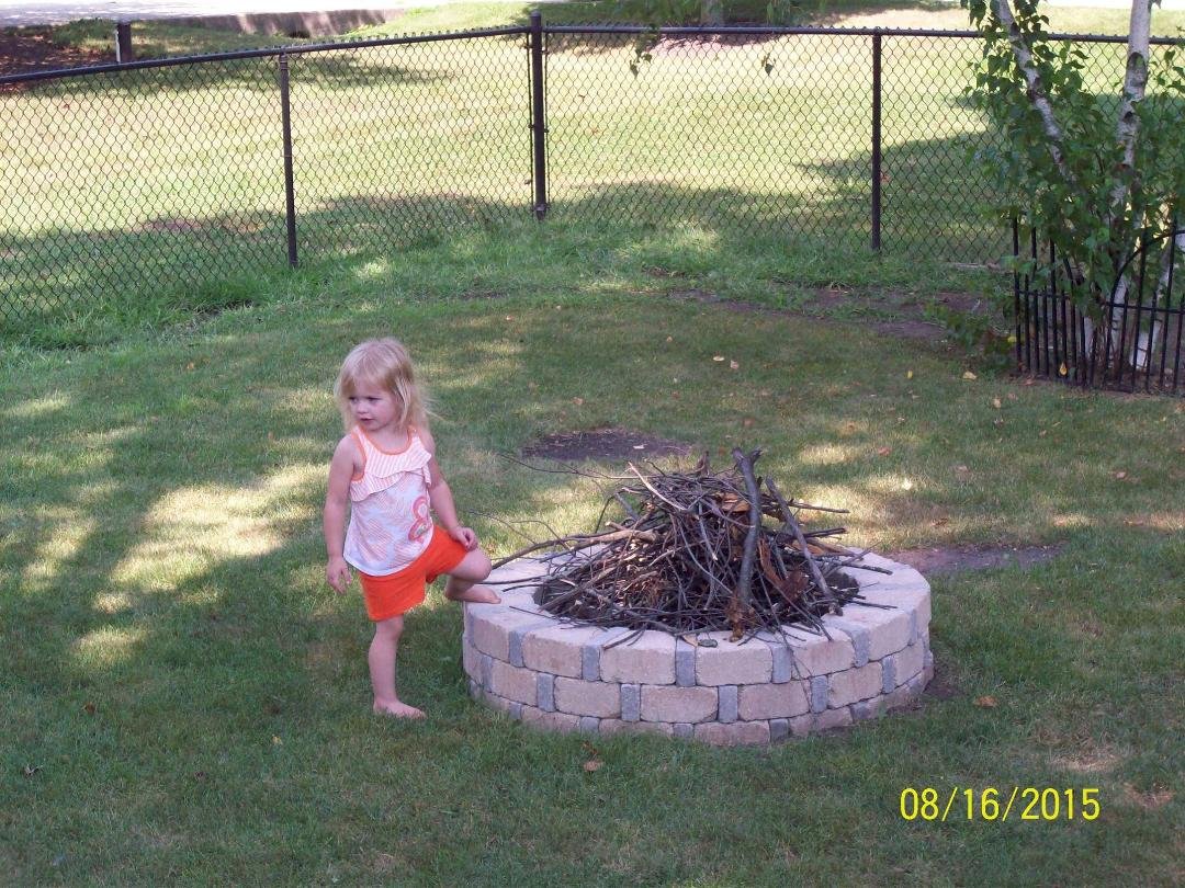 Clara asking grandpa for a fire. Not when it's almost 90 out.