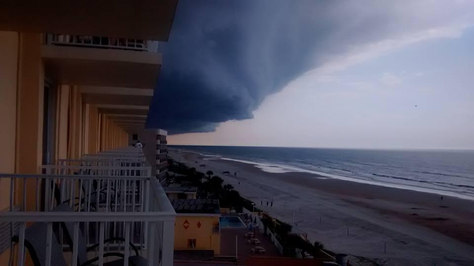 Just now moved in. Made everyone leave the beach.