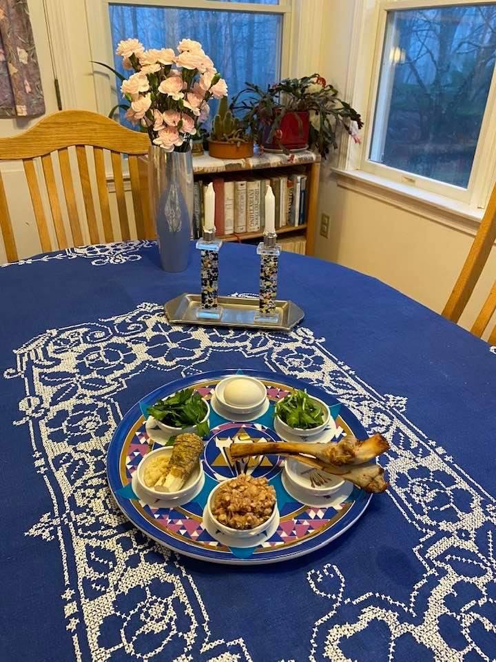 Getting ready to celebrate the 2nd night of Passover with a Zoom Seder. Happy Passover to my friends who celebrate.