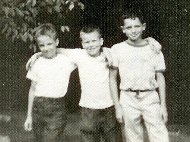Cousins Johnny and Tommy with me.
