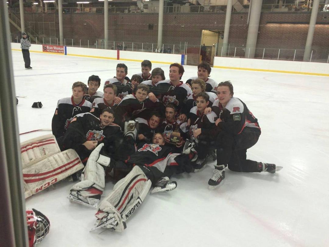 Way to go Elk River B1 Black Bantams!! The boys took 3rd place in the Eden Prairie tournament this weekend.