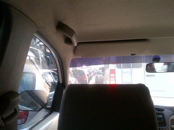 And so I sit... 90 minutes to drive 20km.