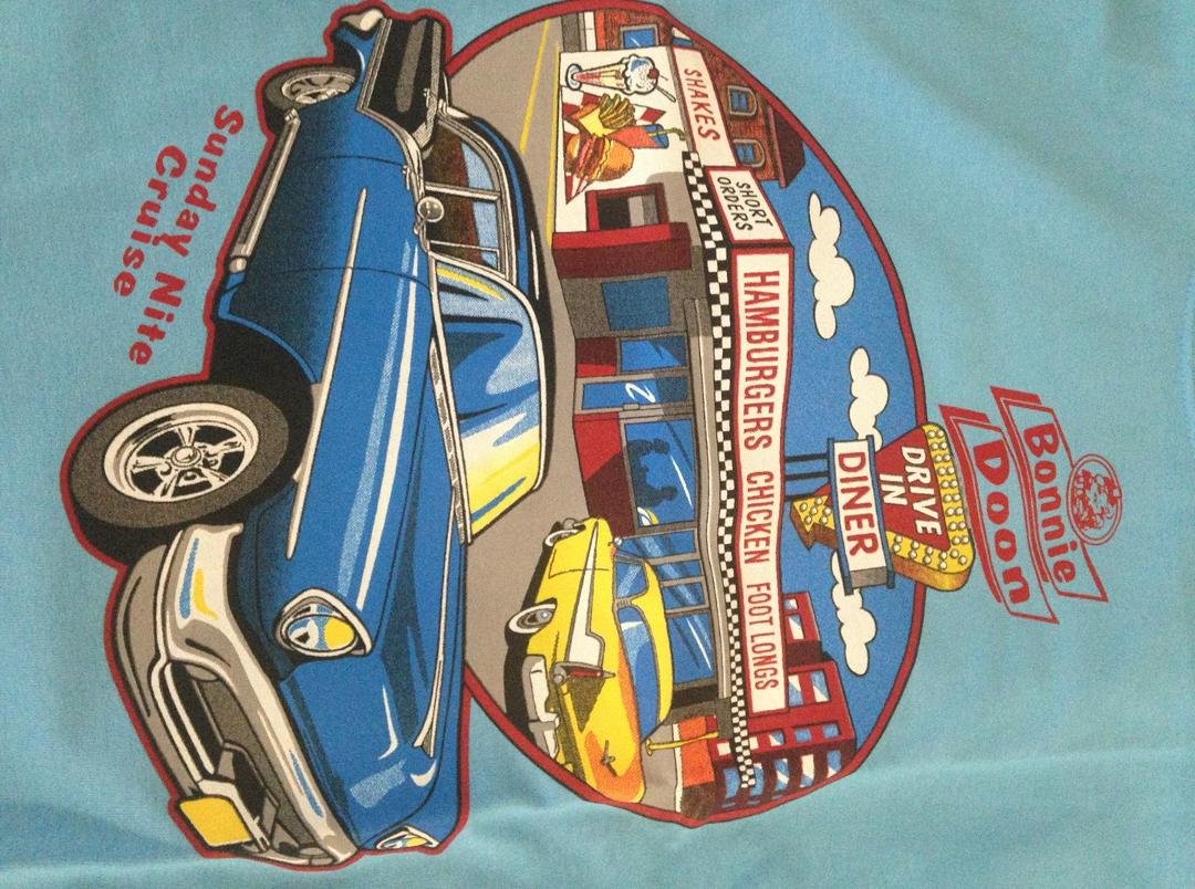 I was planning on wearing this shirt for lunch at Bonnie Doons today