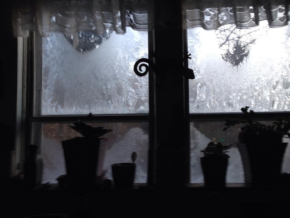 A frosty morning in the kitchen