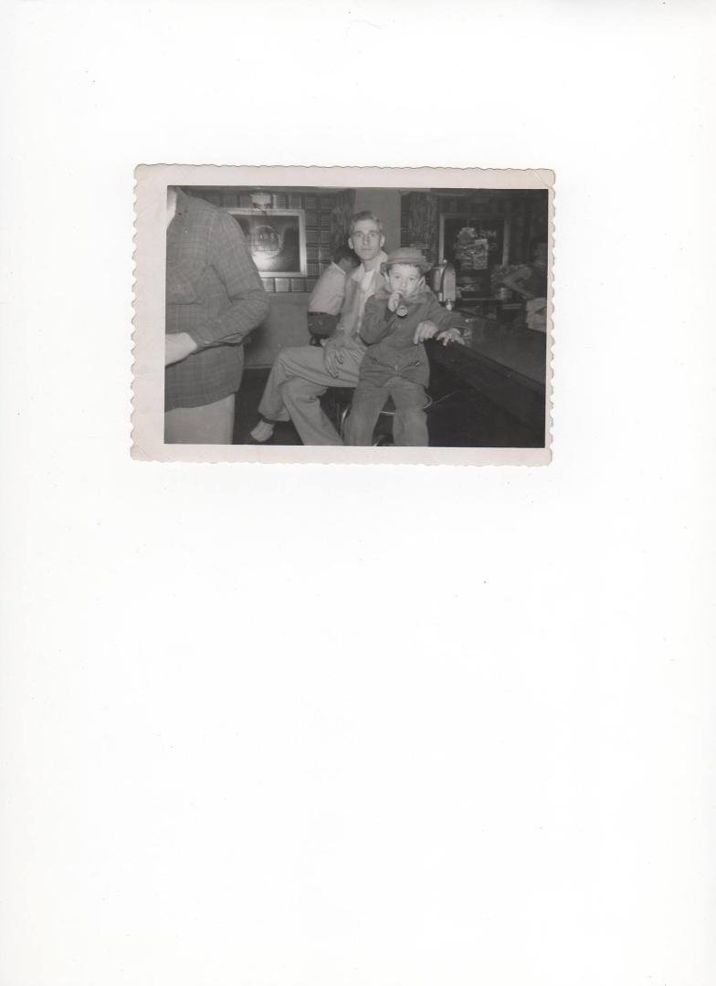 Happy New year! My dad and I a million year ago.