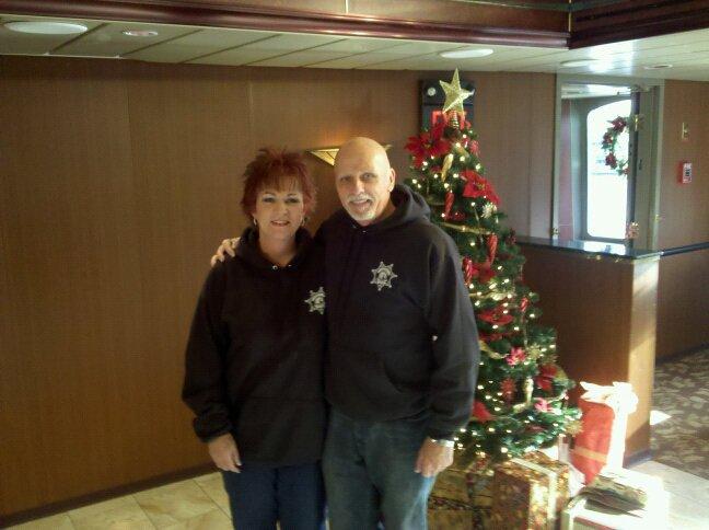 On the Santa brunch cruise